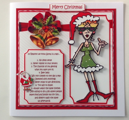 Rita knows why Santa is a man mini kit by Jennifer Archer