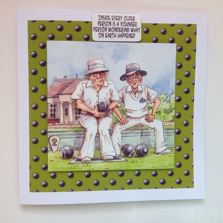 The Wrinklies Decoupage - Bowling Buddies by Jennifer Archer