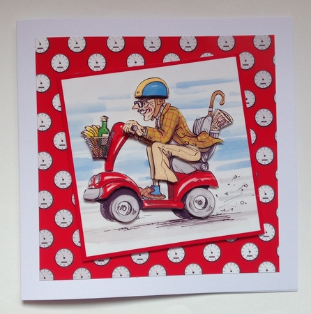 The Wrinklies Decoupage - Full Throttle by Jennifer Archer