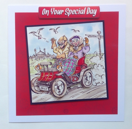 The Wrinklies Decoupage - London to Brighton by Jennifer Archer