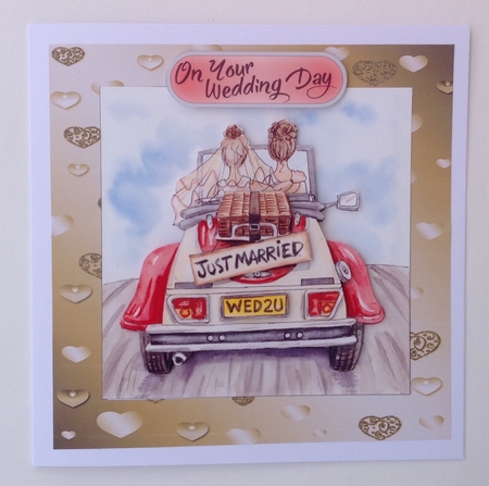 Wedding Decoupage - Just Married Brides by Jennifer Archer