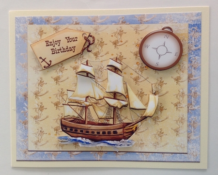 Birthday - Old Ship  by Jennifer Archer