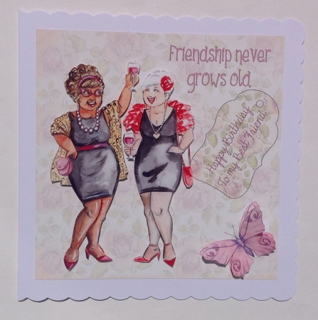 Fantastic Oldies friendship 8 x 8 card Mini Kit by Jennifer Archer