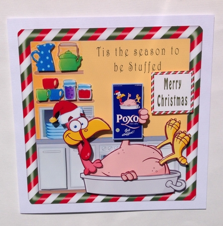 Tis The Season to be Stuffed - Decoupage by Jennifer Archer
