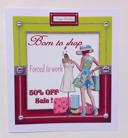 Born to shop-forced to work by Jennifer Archer