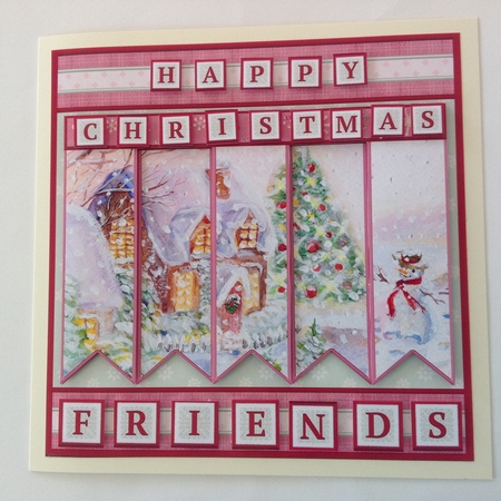 ITS COLD OUTSIDE Christmas 7.5 Quick Card Kit Create Any Name Alphabet in 2 sizes by Jennifer Archer