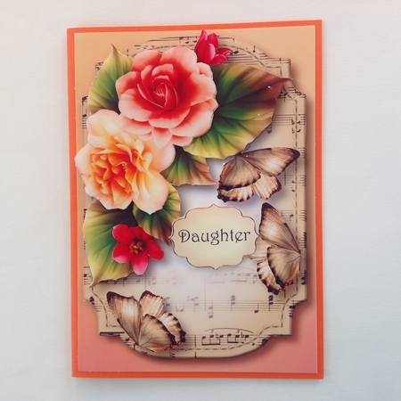 Sheet Music & Butterflies - Beautiful Begonias by Jennifer Archer