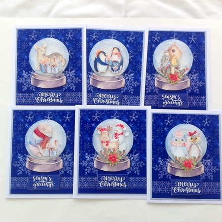 Christmas Animals Snow Globe Mini Kit by Jennifer Archer