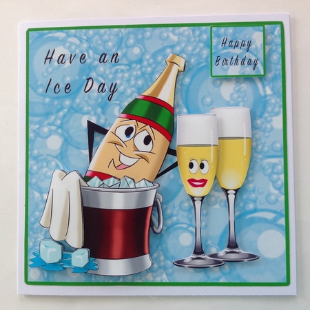 Have An Ice Day - Decoupage by Jennifer Archer