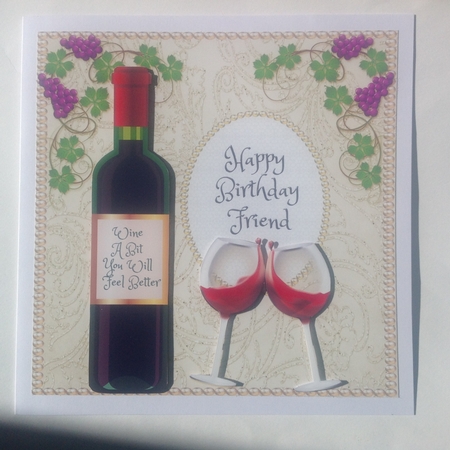 Happy Birthday Friend 1 by Jennifer Archer