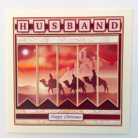 3 WISE MEN CHRISTMAS 7.5 Quick Card Kit Create Any Name Alphabet in 2 sizes by Jennifer Archer