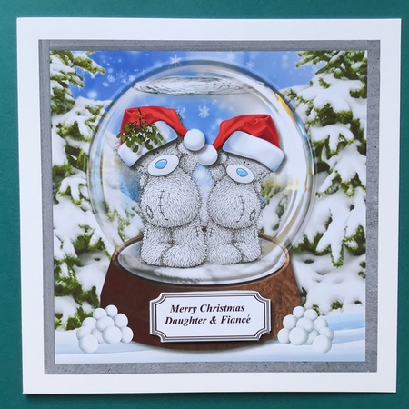 Tatty Teddy Christmas Snow globe by Jennifer Archer