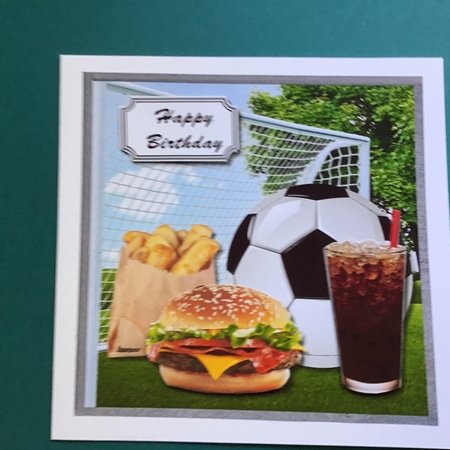 Football, net and fast food by Jennifer Archer