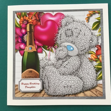 Tatty teddy Mothers Day and female birthday by Jennifer Archer