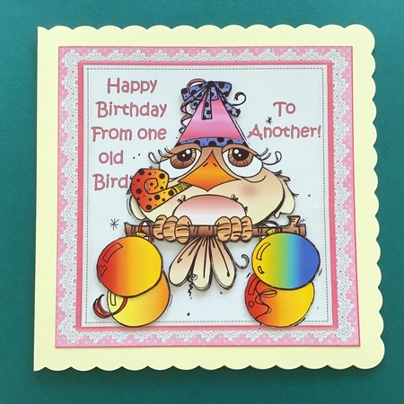 8x8 from one old bird to another mini kit by Jennifer Archer