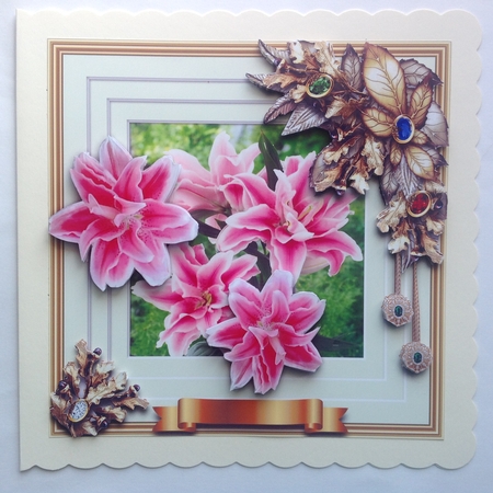 Blooms Bursting Out - Double Lillies by Jennifer Archer