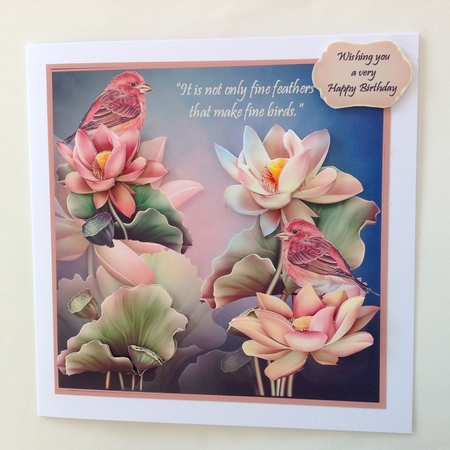 Fine feathers and flowers by Jennifer Archer
