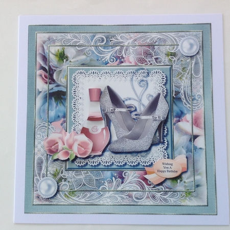 Glamor & Glitter Card Topper 2 by Jennifer Archer