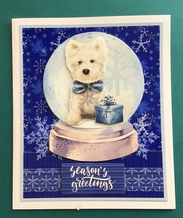 Westie Christmas Globes by Jennifer Archer