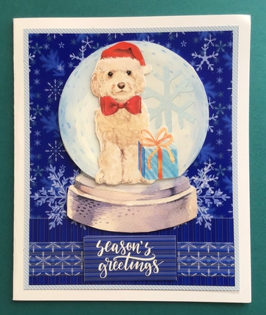 Dogs Christmas Globes by Jennifer Archer