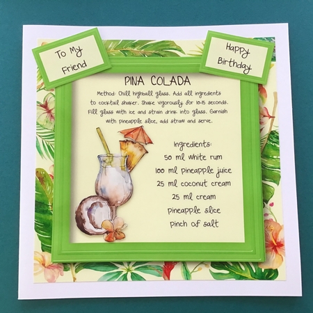 Classic Cocktails - Pina Colada by Jennifer Archer