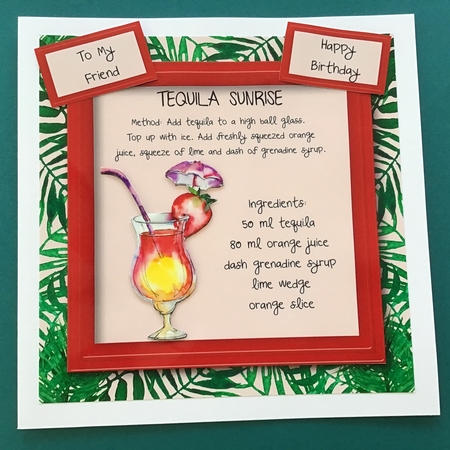 Party Cocktails - Tequila Sunrise by Jennifer Archer