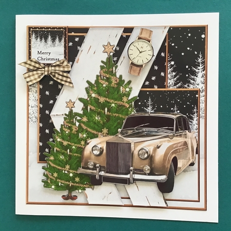 Male Card Classic Christmas Mini Kit by Jennifer Archer