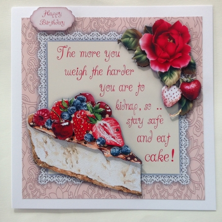 Birthday Cake Humor 2 8x8 Mini Kit by Jennifer Archer