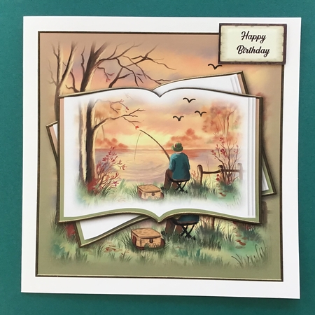 Gone Fishing Open Book by Jennifer Archer
