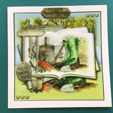 Ill be in the Shed Open Book by Jennifer Archer