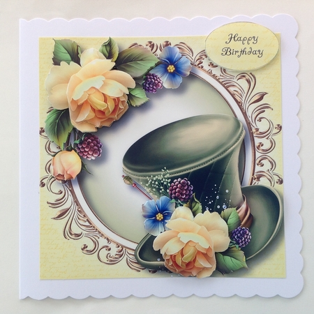 Fabulous Hat & Yellow Roses by Jennifer Archer