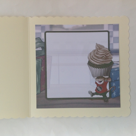 Mr Cup Cake Mouse (Chocolate) 8x8 Insert by Jennifer Archer