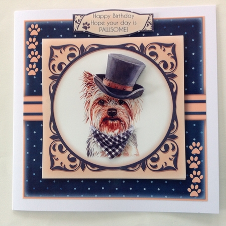 Hope your day is Pawsome - Yorkie by Jennifer Archer