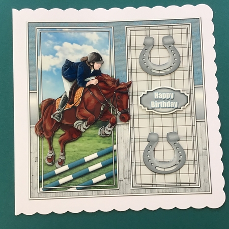 Show Jumping 8x8 Mini Kit by Jennifer Archer