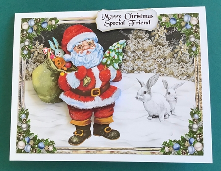 Santa Bearing Gifts by Jennifer Archer