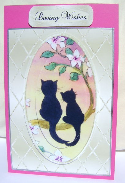 Sweetheart Cats Togetherness by Jennifer Archer