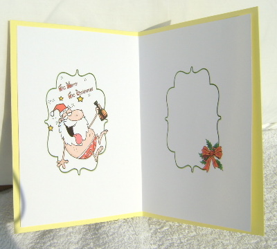 Drunk Santa Insert by Jennifer Archer