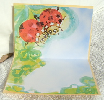 Cute Ladybugs in Love-backing Paper by Jennifer Archer