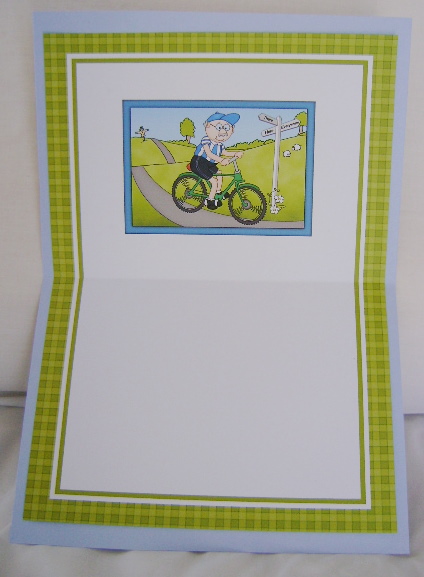 A5 Bert's Bike Matching A5 Insert by Jennifer Archer