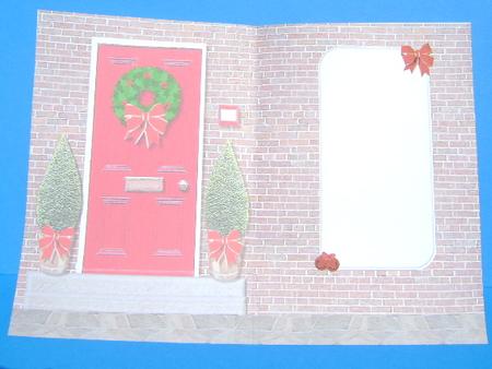 Christmas Red Door Insert by Jennifer Archer