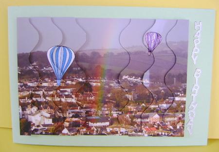 Hot Air Balloons Over Dawlish by Jennifer Archer
