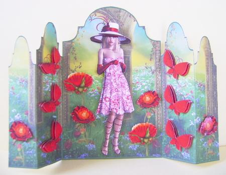 Enchanted Garden Theatre Fold Mini Kit by Jennifer Archer