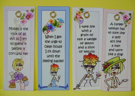 Collection of Four J.j and Rita Bookmarks by Jennifer Archer