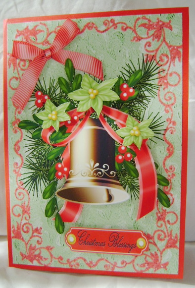 Beautiful Gold Bell with Green Flowers by Jennifer Archer