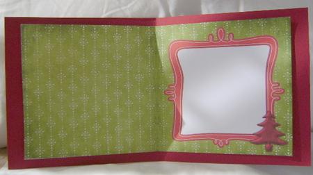 Merry Christmas Girl 6x6 Insert & Tags - Red & Green 3 by Jennifer Archer