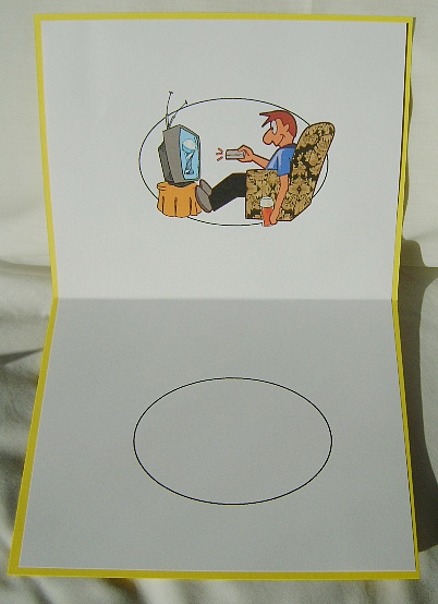 Relaxation is Football and a Pint Insert by Jennifer Archer