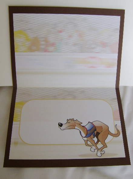 Greyhound Race (brown) Insert by Jennifer Archer