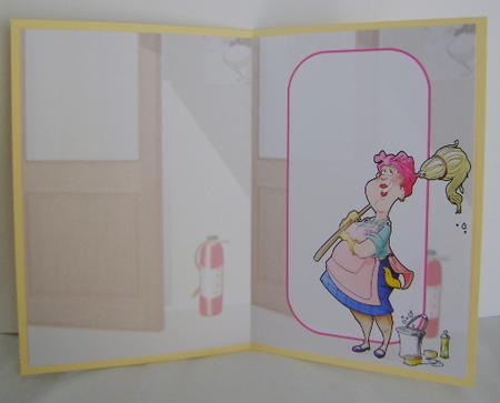 Cleaning Lady Insert by Jennifer Archer