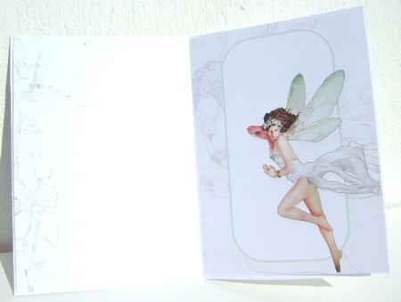 Forest Fairy Acantha White Insert by Jennifer Archer