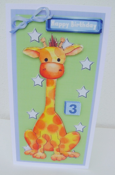 Lovely Birthday Giraffe ( Boy ) D.l. by Jennifer Archer
